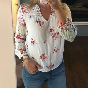 Lucky Brand Floral blouse